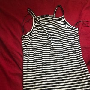Striped bodycon dress